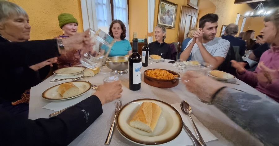 Primeiro jantar como Peregrino
